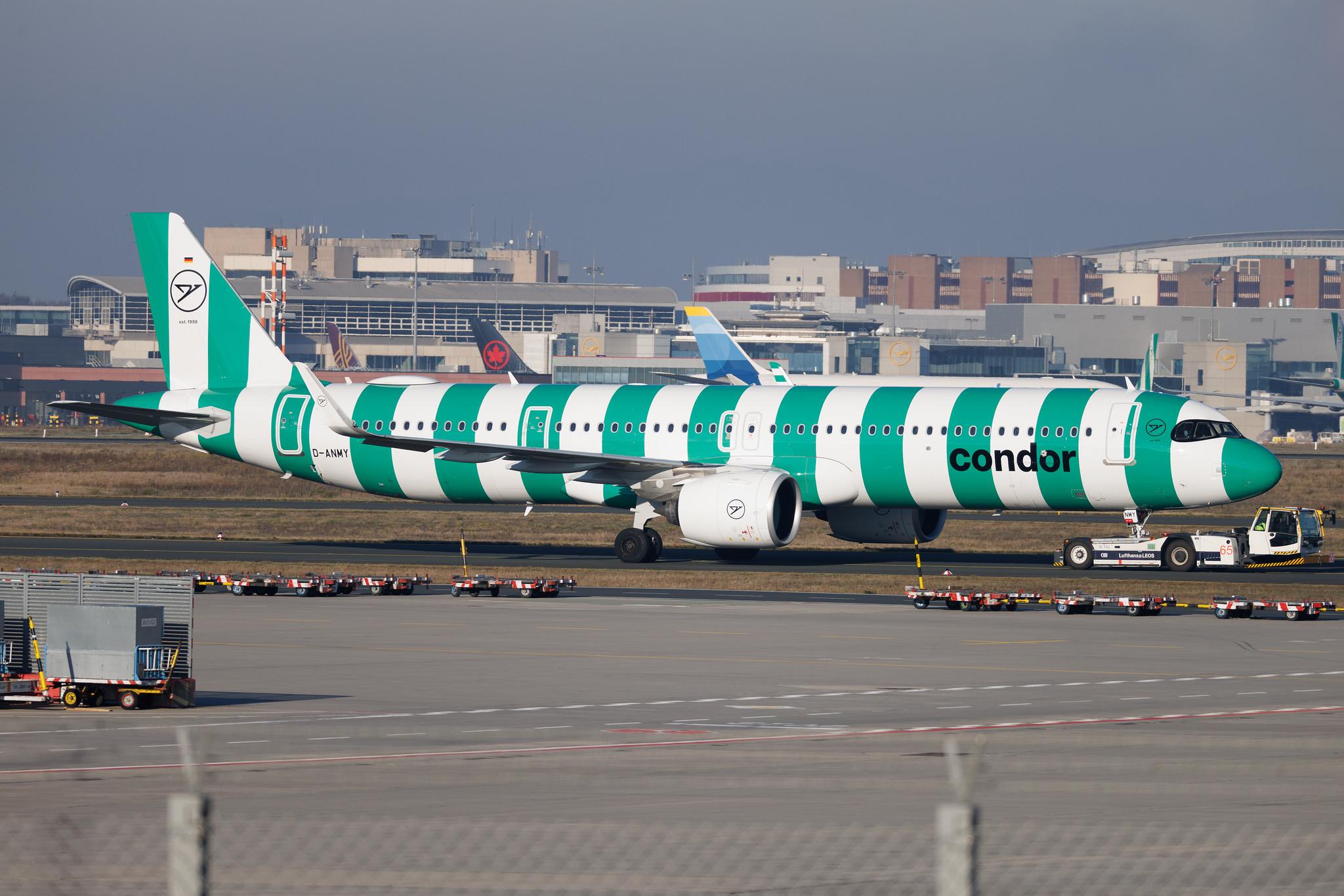 Frankfurt Airport: Condor (DE / CFG) | Livery: Green Island Livery | Airbus A321-271NX A21N | D-ANMY | MSN 11986