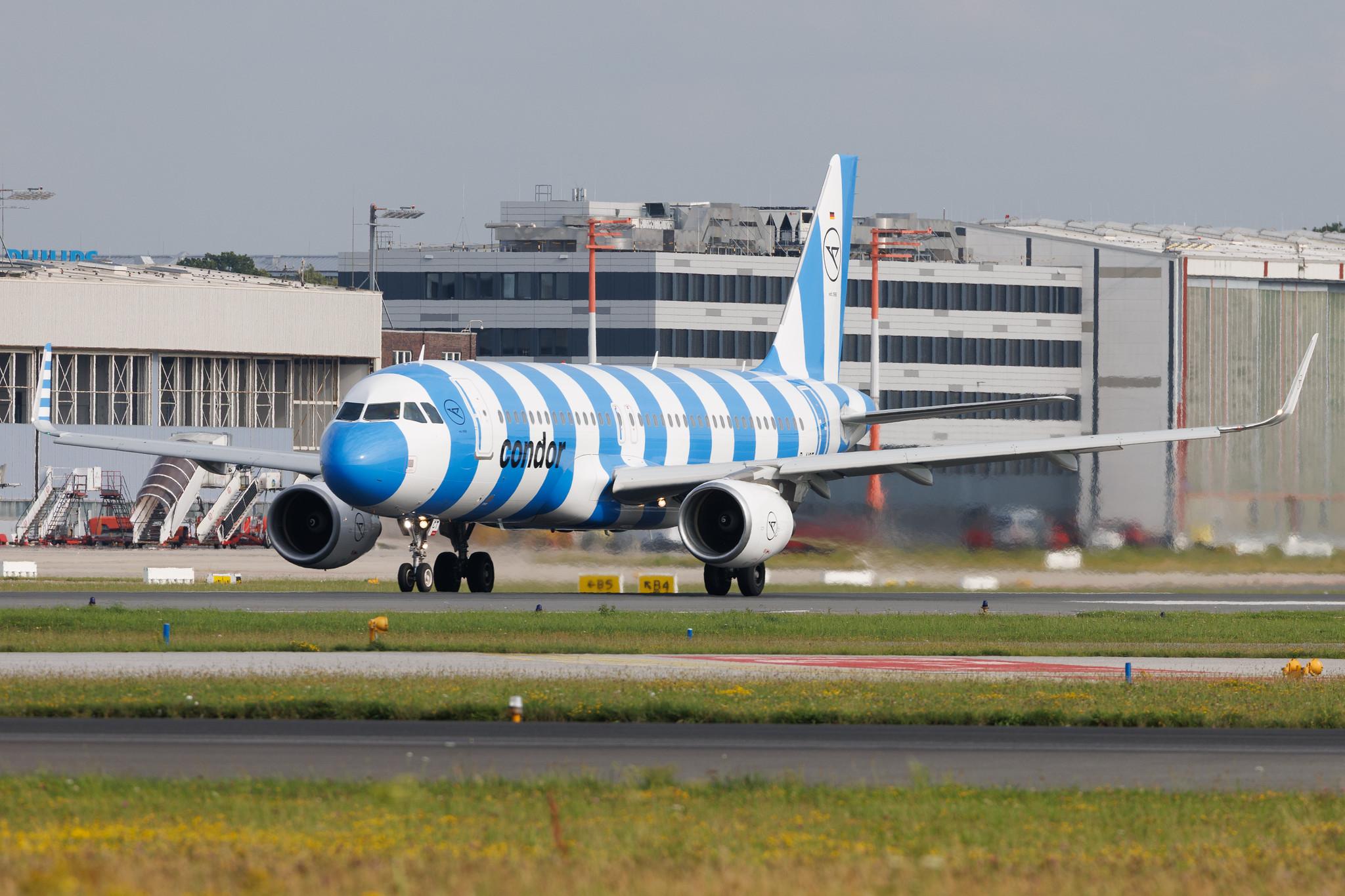 Hamburg Airport: Condor (DE / CFG) | Livery: Blue Sea Livery | Airbus A320-214 A320 | D-AICT | MSN 05661