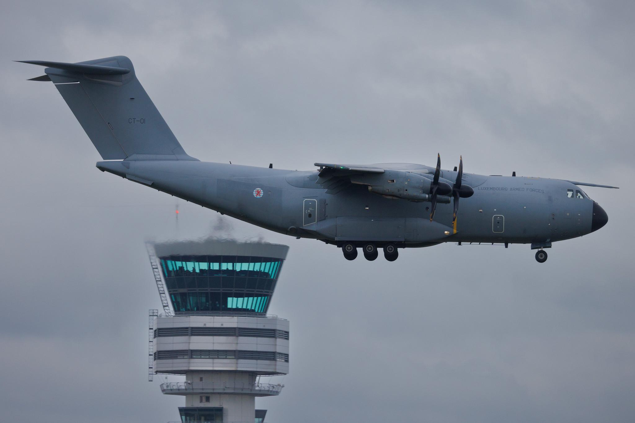 Brussels Airport: Luxembourg Armed Forces | Airbus A400M-180 A400 | CT-01 | MSN 104