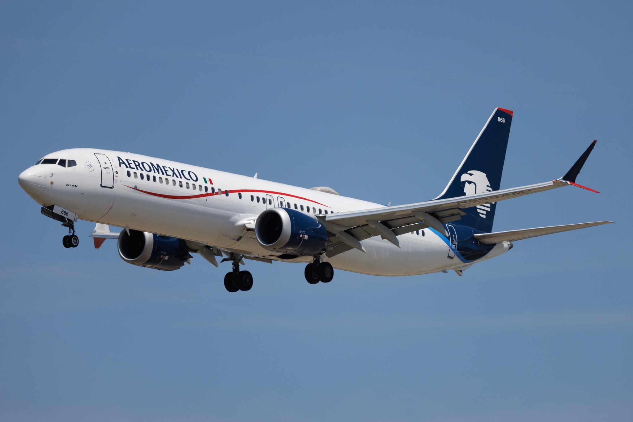 Los Angeles International Airport: Aeromexico (AM / AMX) | Boeing 737 MAX 9 B39M | N866AM | MSN 43377