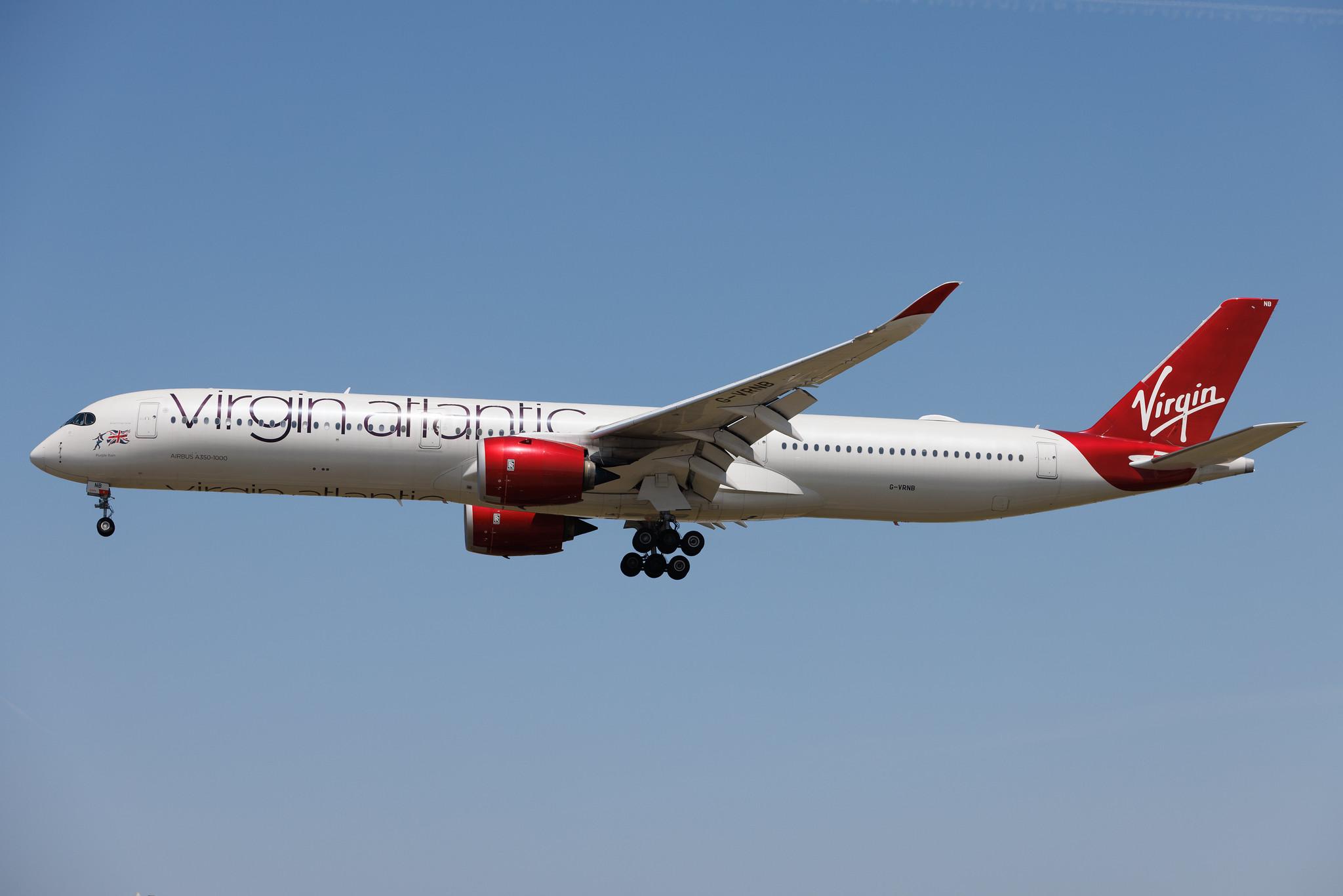Los Angeles International Airport: Virgin Atlantic (VS / VIR) | Airbus A350-1041 A35K | G-VRNB | MSN 415