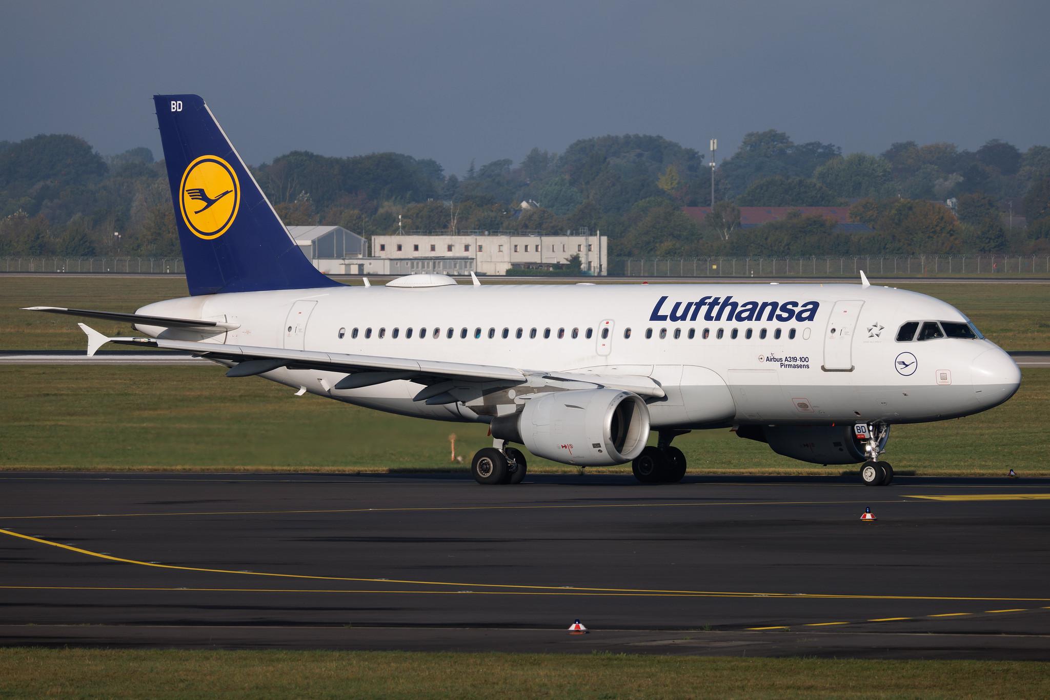Düsseldorf Airport: Lufthansa (LH / DLH) | Airbus A319-112 A319 | D-AIBD | MSN 4455