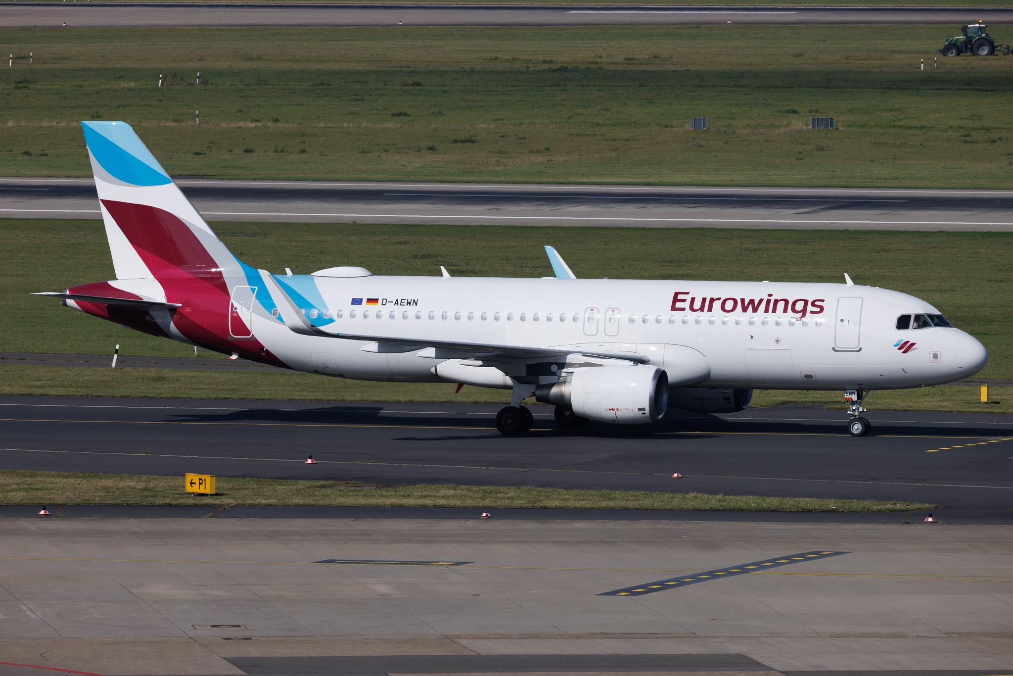 Düsseldorf Airport: Eurowings (EW / EWG) | Airbus A320-214 A320 | D-AEWN | MSN 7393
