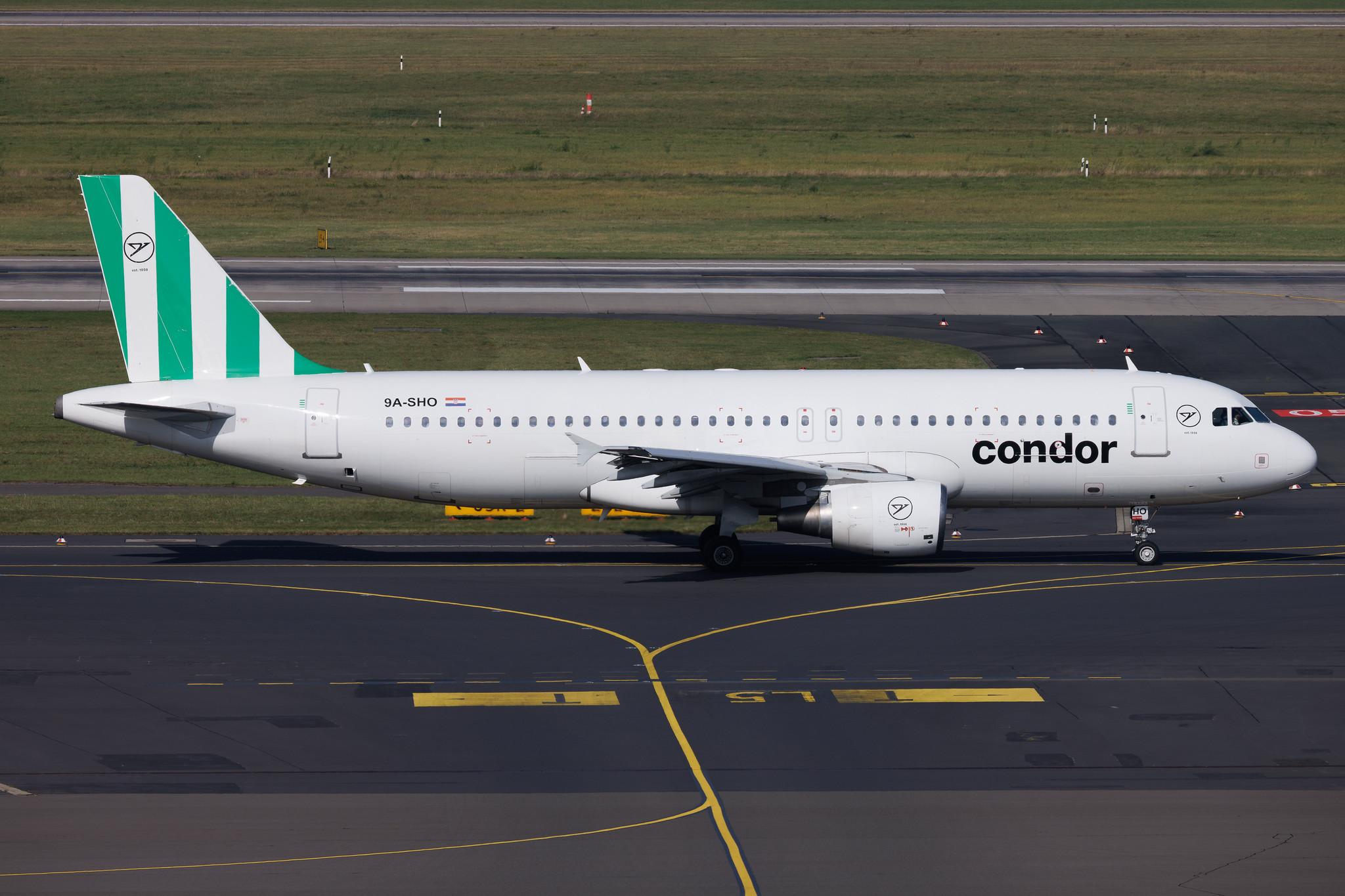 Düsseldorf Airport: Condor (DE / CFG) | Operator: Fly Air41 | Airbus A320-214 A320 | 9A-SHO | MSN 03840