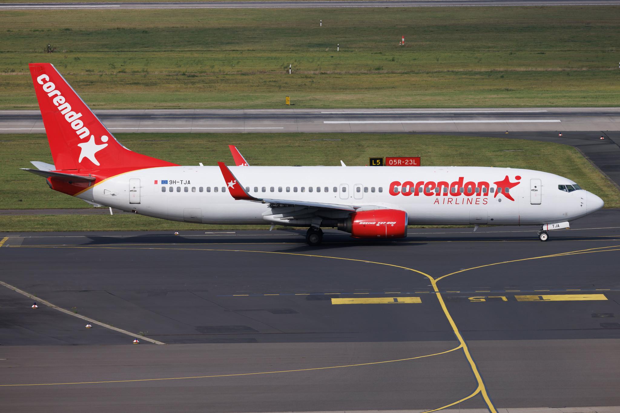 Düsseldorf Airport: Corendon Airlines (XC / CAI) | Operator: Corendon Airlines Europe | Boeing 737-8F2 B738 | 9H-TJA | MSN 34409