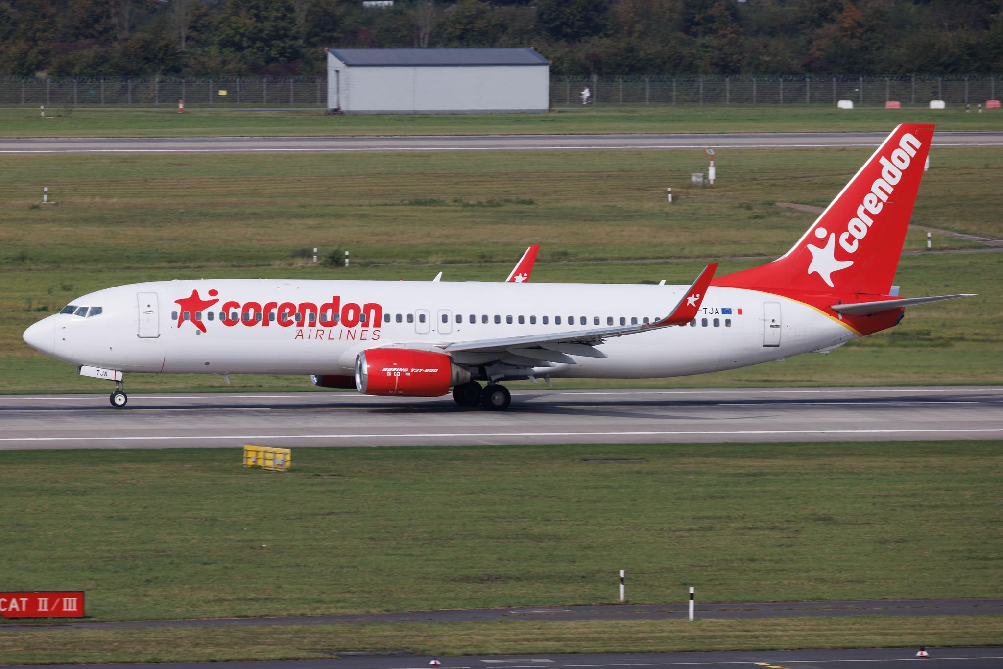 Düsseldorf Airport: Corendon Airlines (XC / CAI) | Operator: Corendon Airlines Europe | Boeing 737-8F2 B738 | 9H-TJA | MSN 34409