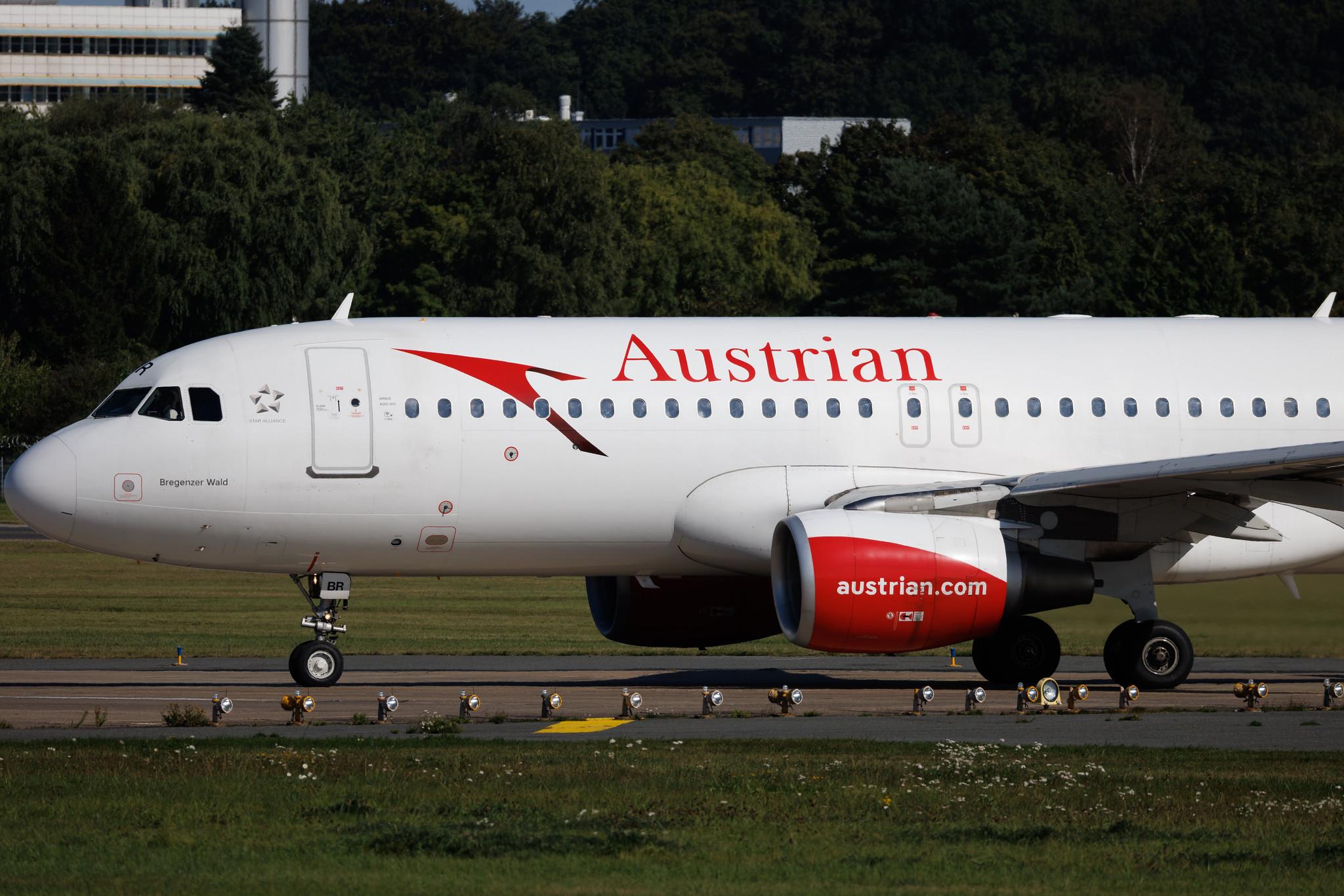 Hamburg Airport: Austrian Airlines (OS / AUA) | Airbus A320-214 A320 | OE-LBR | MSN 1150