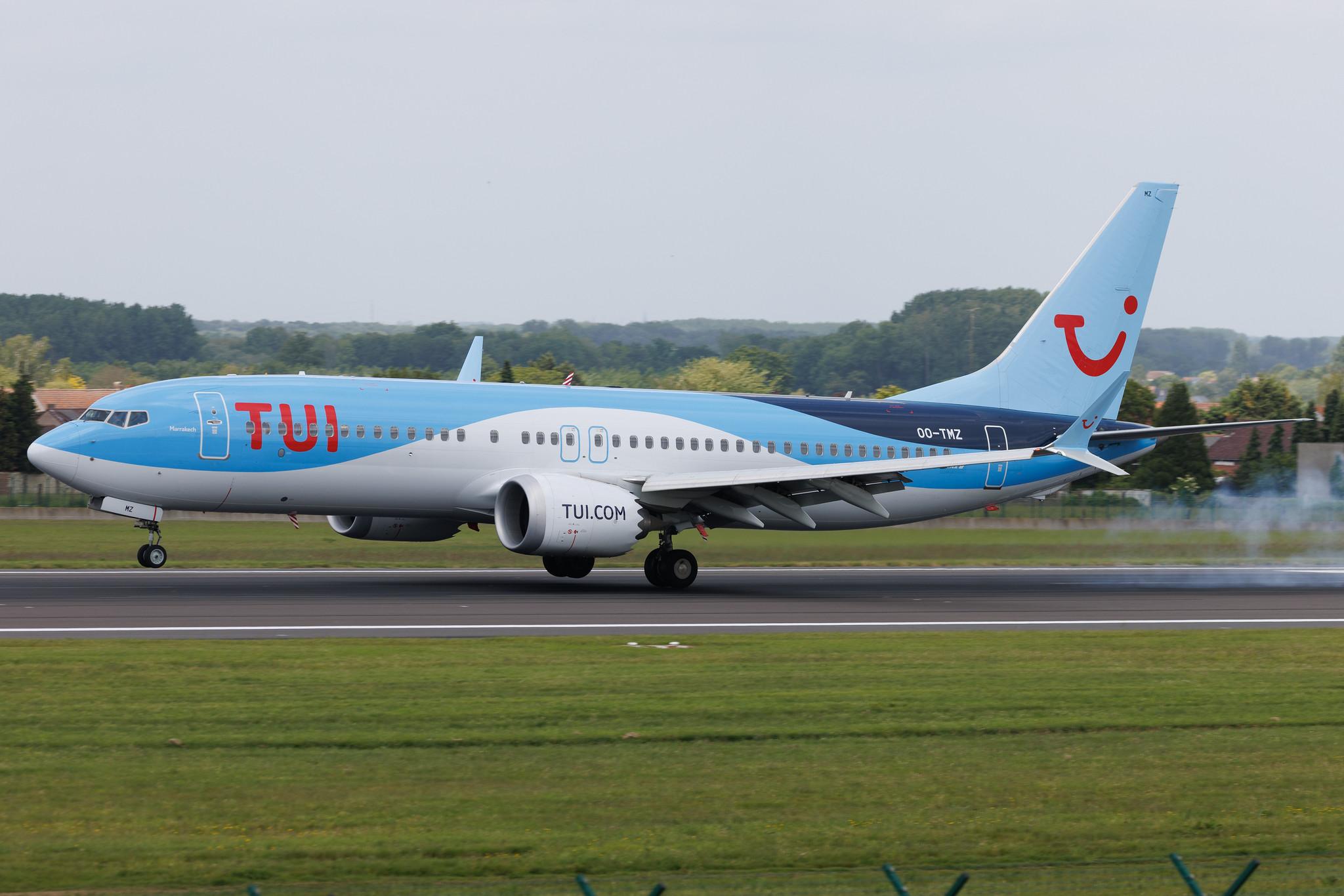 Brussels Airport: TUI (X3 / TUI) | Operator: TUI fly Belgium | Boeing 737 MAX 8 B38M | OO-TMZ | MSN 44653