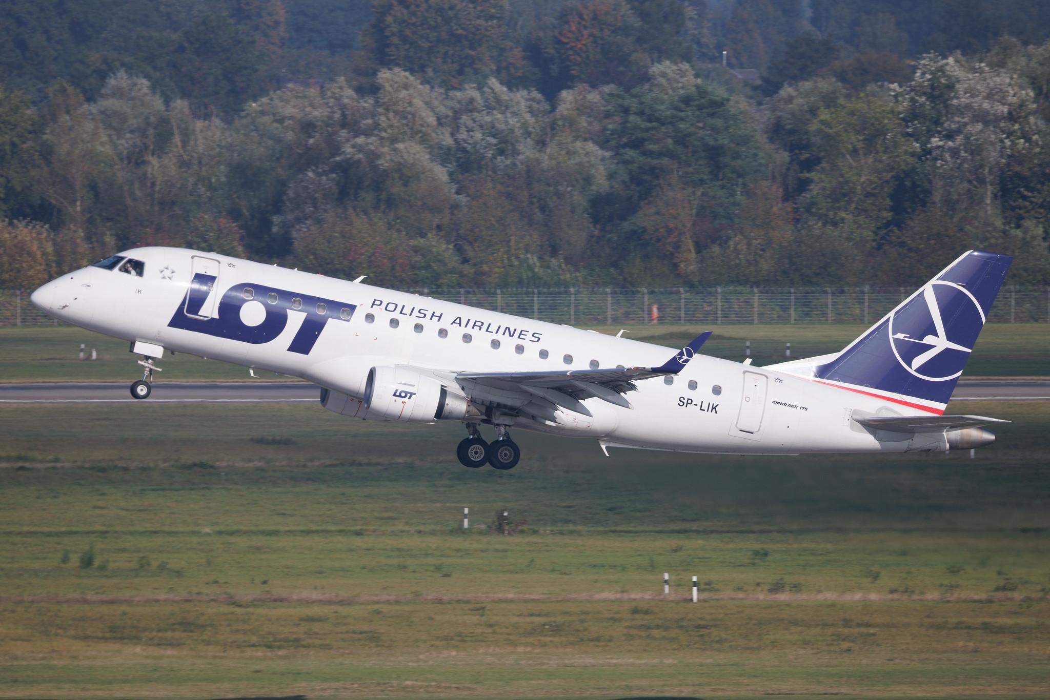 Düsseldorf Airport: LOT (LO / LOT) | Embraer E175LR E75S | SP-LIK | MSN 17000303