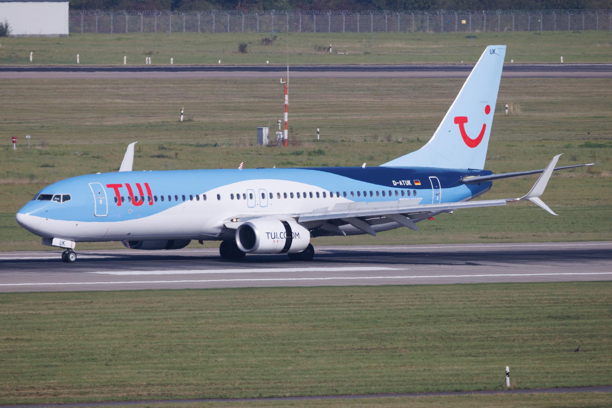 Düsseldorf Airport: TUI (X3 / TUI) | Operator: TUI fly | Boeing 737-8K5 B738 | D-ATUK | MSN 39094
