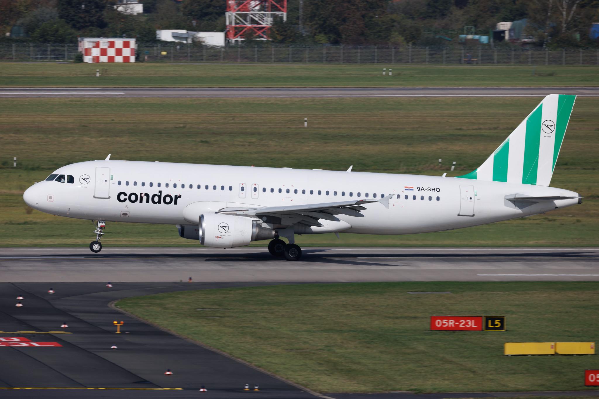 Düsseldorf Airport: Condor (DE / CFG) | Operator: Fly Air41 | Airbus A320-214 A320 | 9A-SHO | MSN 03840