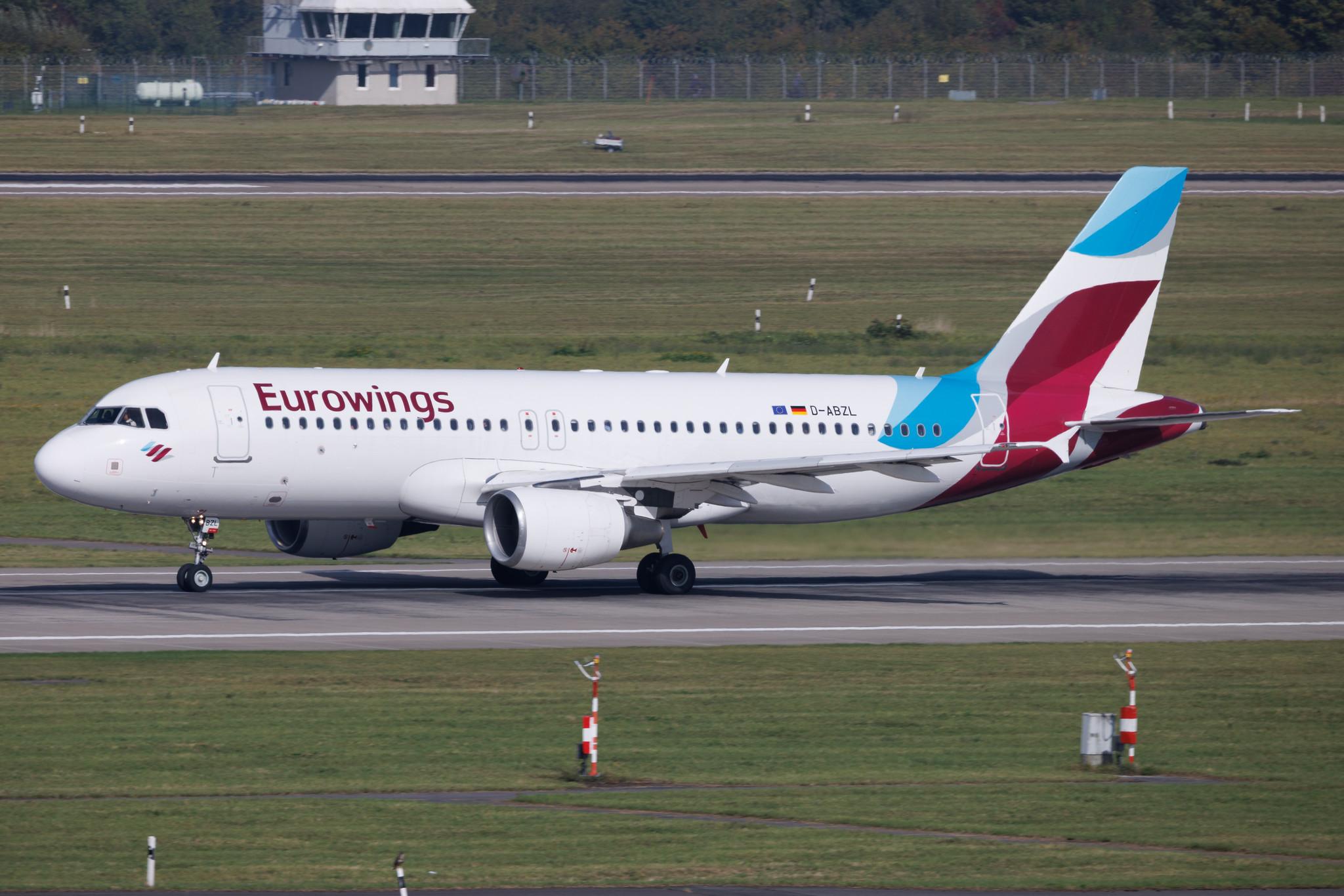 Düsseldorf Airport: Eurowings (EW / EWG) | Airbus A320-216 A320 | D-ABZL | MSN 3178