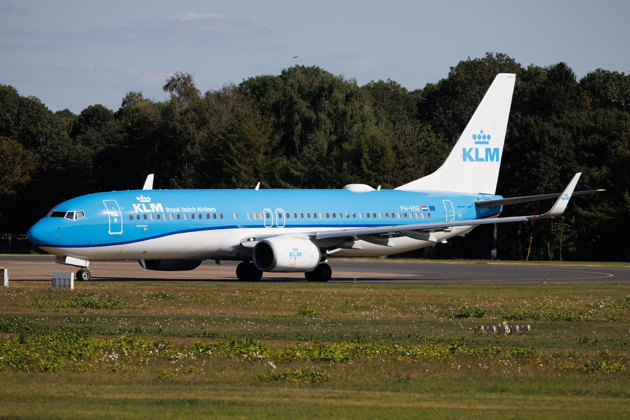 Hamburg Airport: KLM (KL / KLM) | Boeing 737-8K2 B738 | PH-HSE | MSN 39259