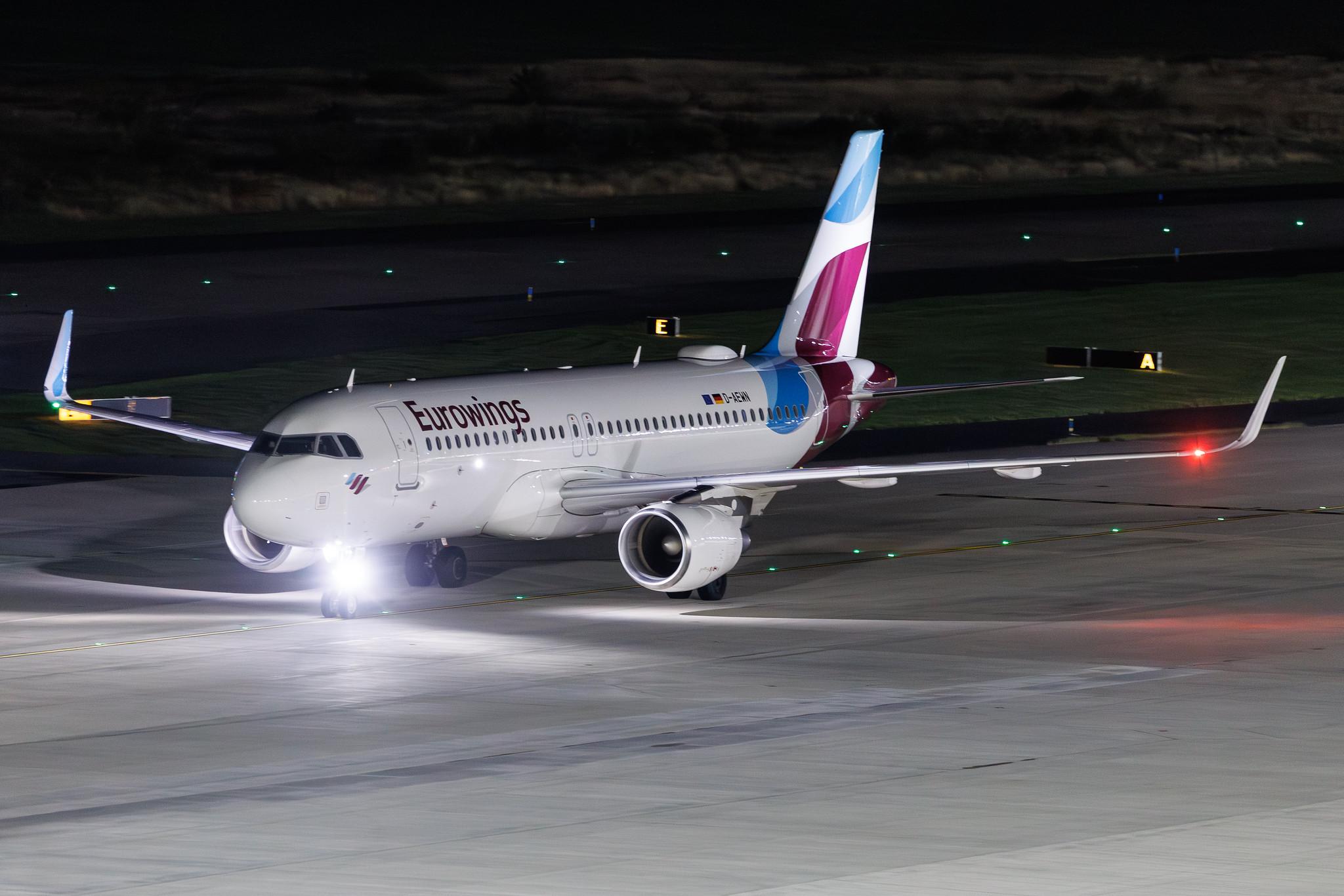 Köln Bonn Airport: Eurowings (EW / EWG) | Airbus A320-214 A320 | D-AEWN | MSN 7393