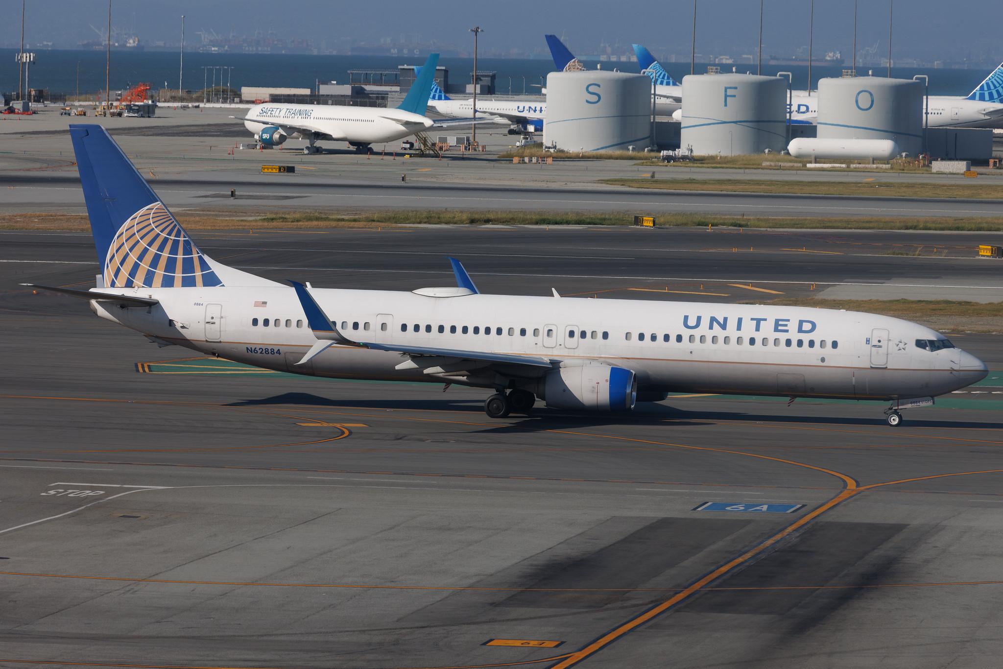 San Francisco International Airport: United Airlines (UA / UAL) | Boeing 737-924(ER) B739 | N62884 | MSN 42203