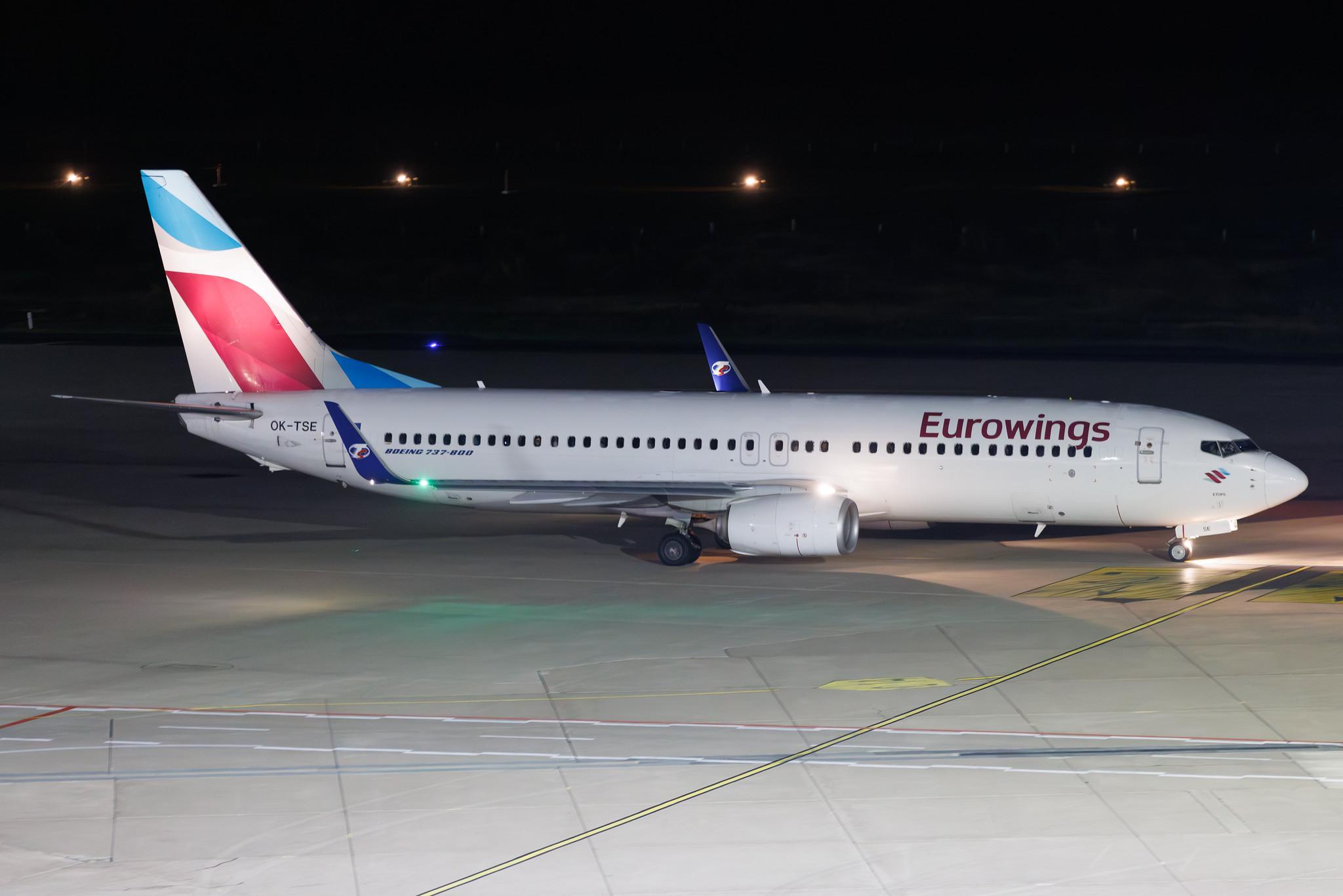 Köln Bonn Airport: Eurowings (EW / EWG) | Operator: Smartwings | Boeing 737-81D B738 | OK-TSE | MSN 39437