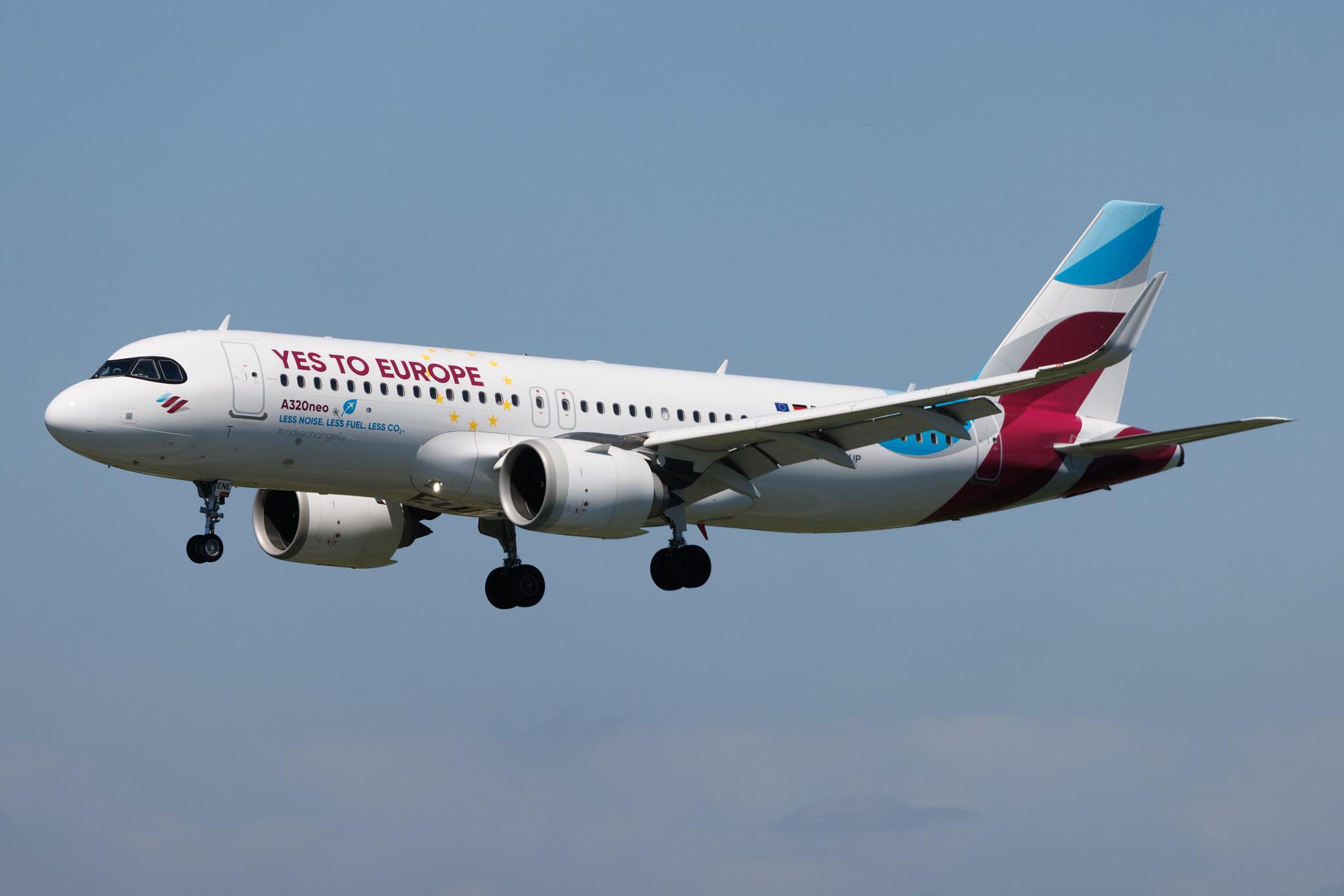 Hamburg Airport: Eurowings (EW / EWG) | Livery: Yes To Europe Livery | Airbus A320-251N A20N | D-AENE | MSN 10932