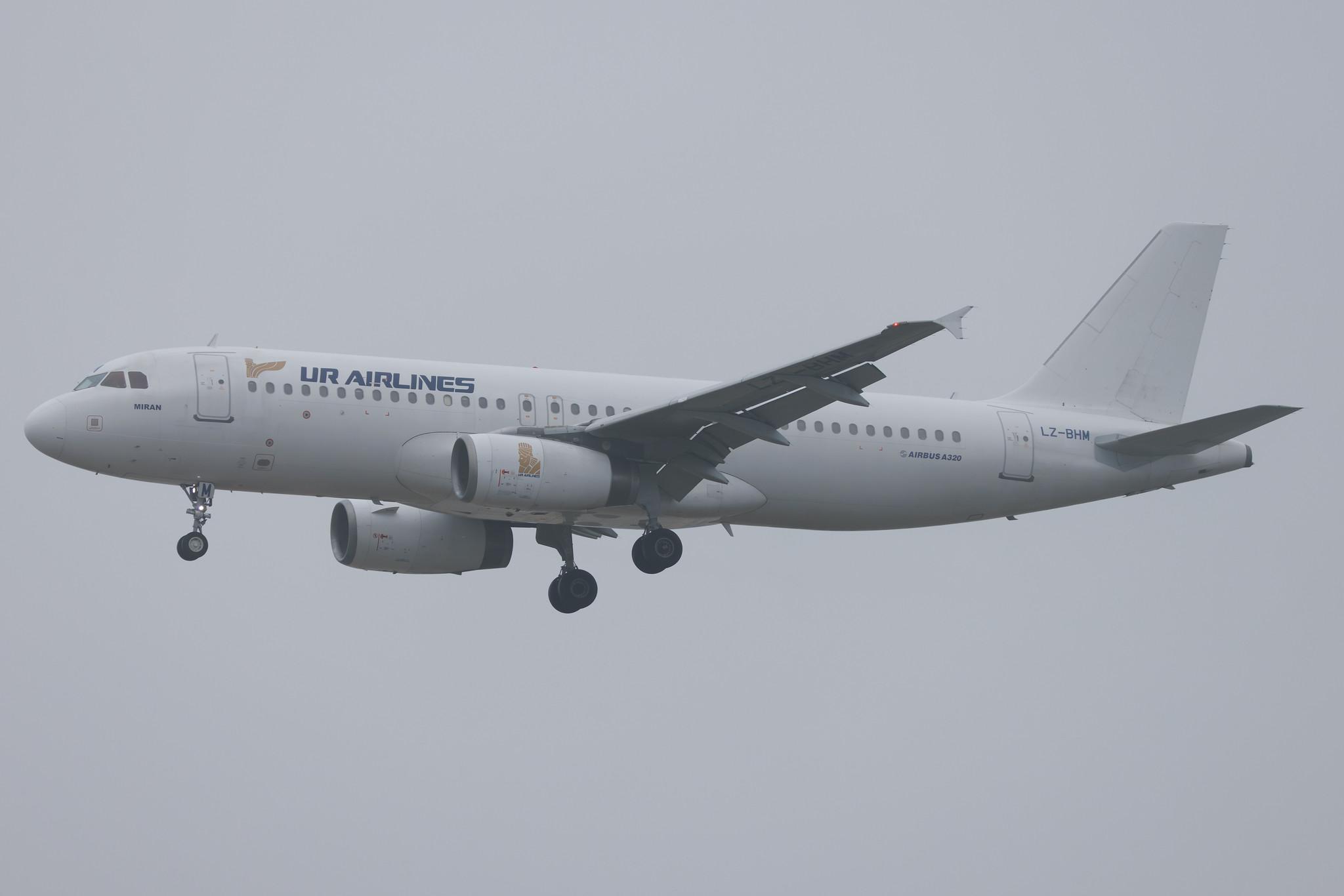 Frankfurt Airport: UR Airlines (UD / UBD) | Operator: BH Air |  Airbus A320-232 A320 | LZ-BHM | MSN 2457