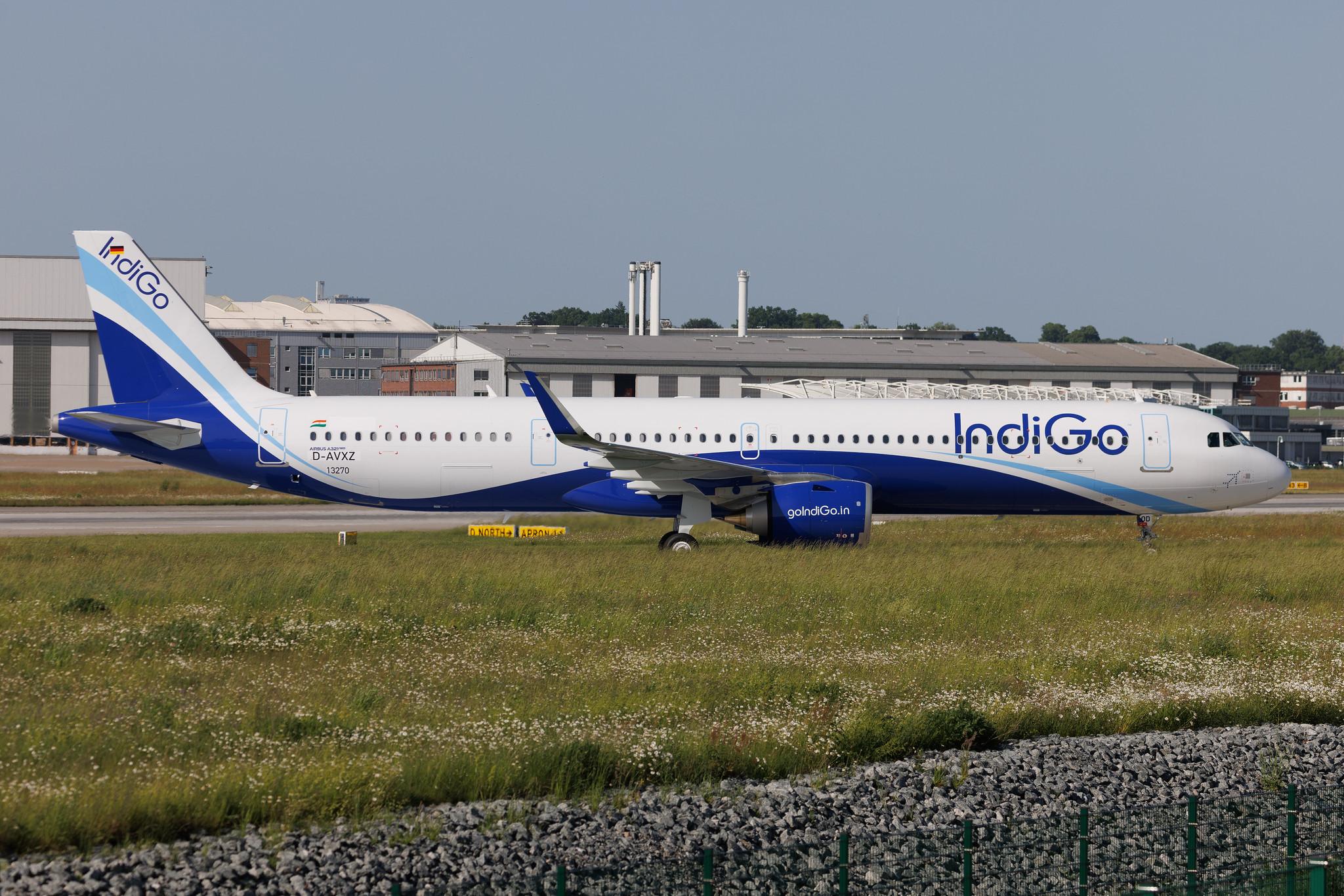 Hamburg Finkenwerder: IndiGo (6E / IGO) | Airbus A321-251NX A21N | D-AVXZ | VT-NOD | MSN 13270