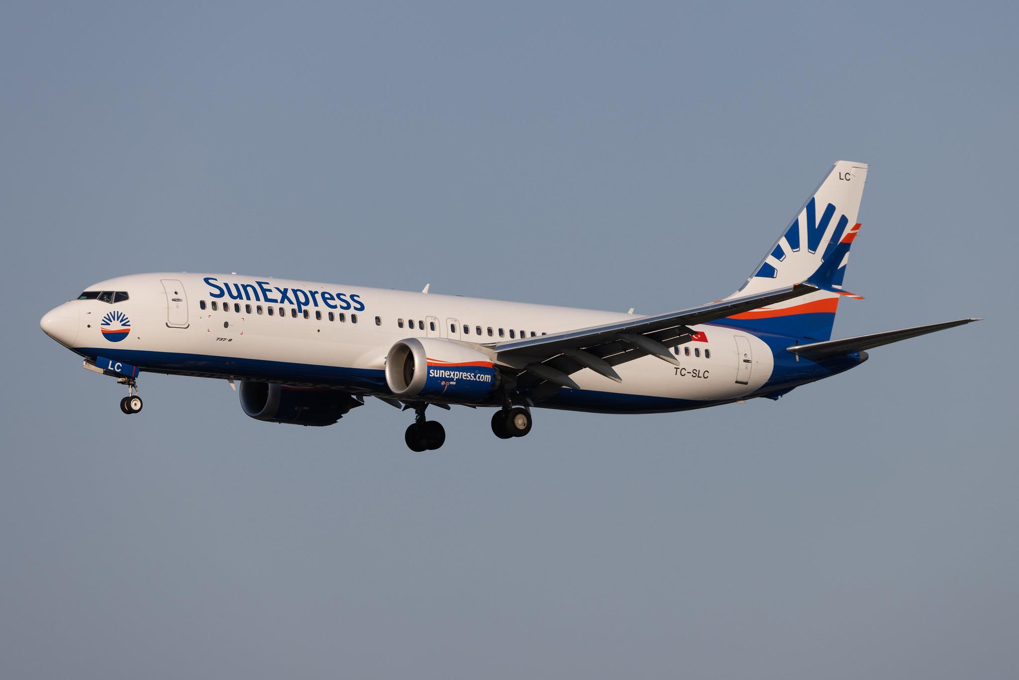 Hamburg Airport: SunExpress (XQ / SXS) | Boeing 737 MAX 8 B38M | TC-SLC | MSN 66936
