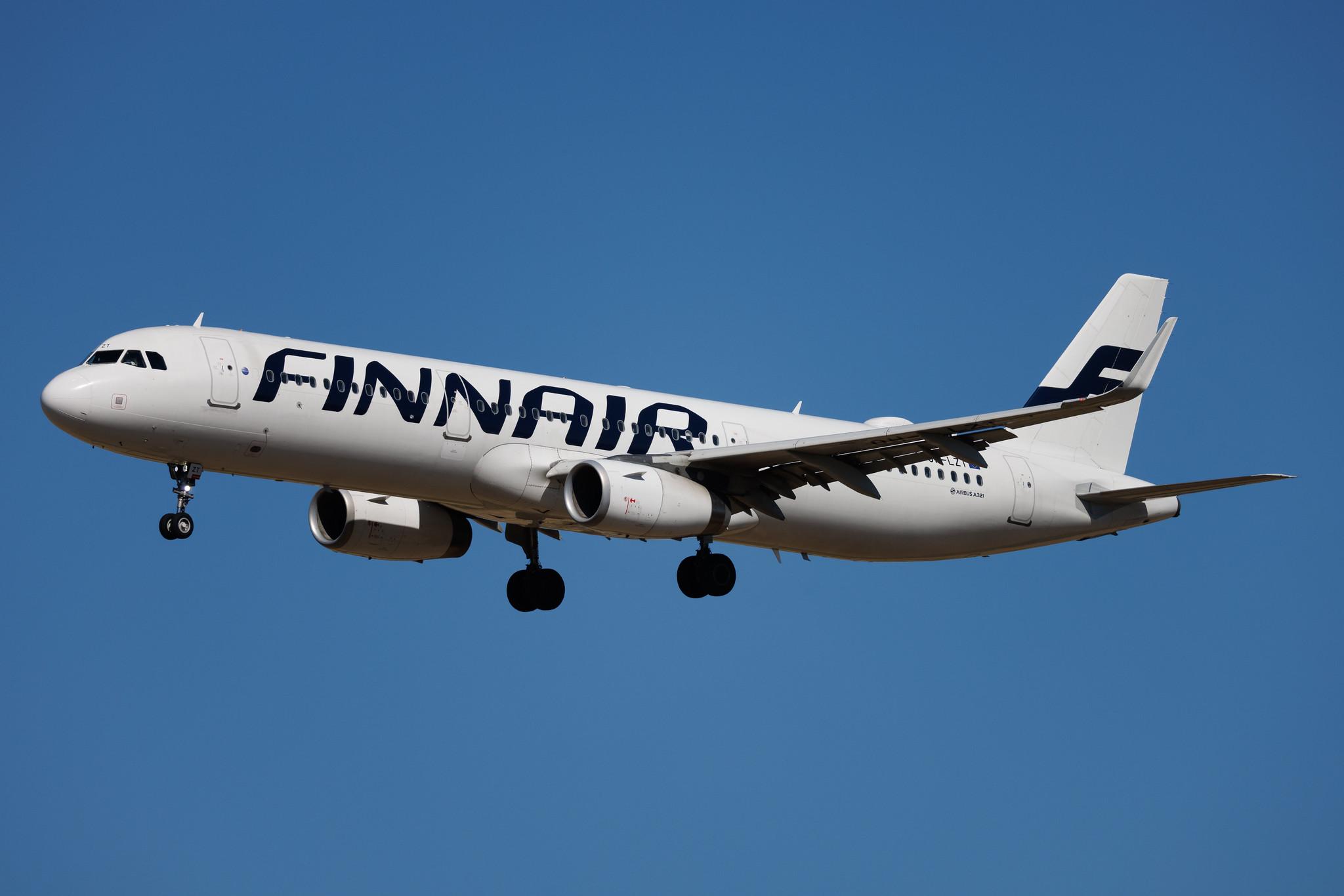 Rome Leonardo da Vinci Fiumicino Airport: Finnair (AY / FIN) | Airbus A321-231 A321 | OH-LZT | MSN 08041