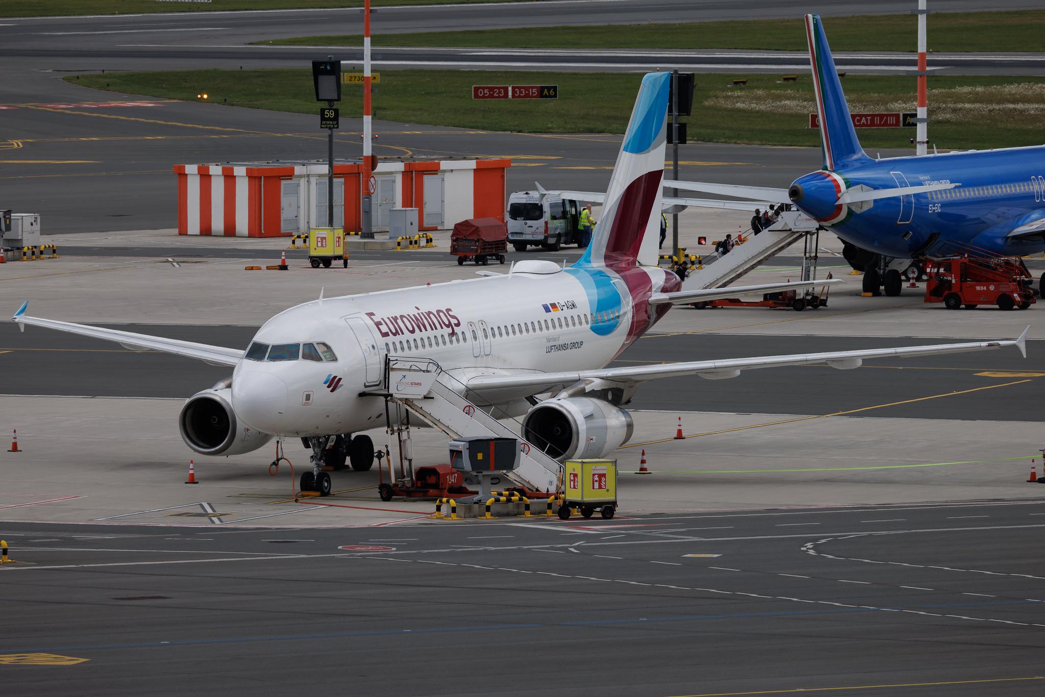 Hamburg Airport: Eurowings (EW / EWG) | Airbus A319-132 A319 | D-AGWI | MSN 3358